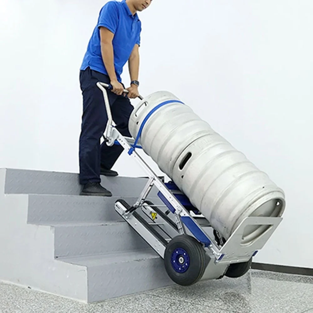 CT150PB — trasporto di fusti sulle scale