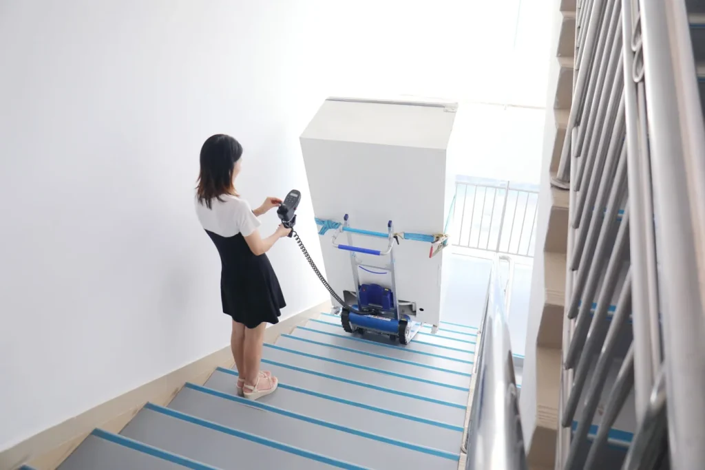 CT420SC — movimentazione su rampa di scale