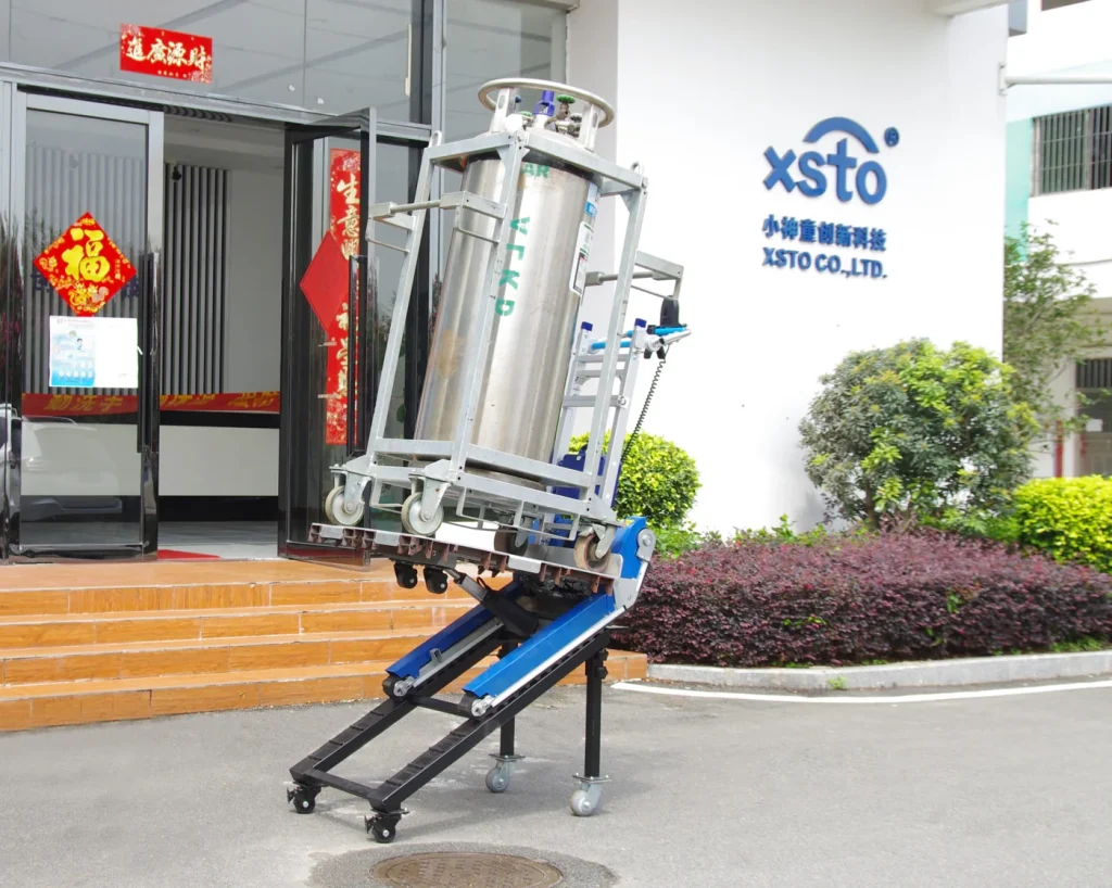 CT420SC — movimentazione su gradini esterni