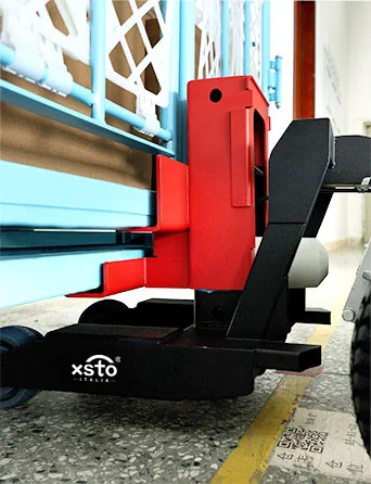 LFC300 — dettaglio del carrello trainatore